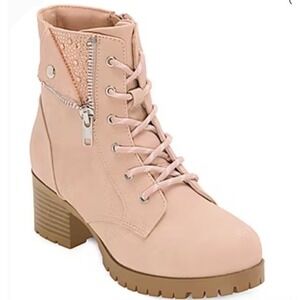 Thereabouts Little & Big Kid Girls Mckenna Flat Heel Lace Up Boots Siz 3M